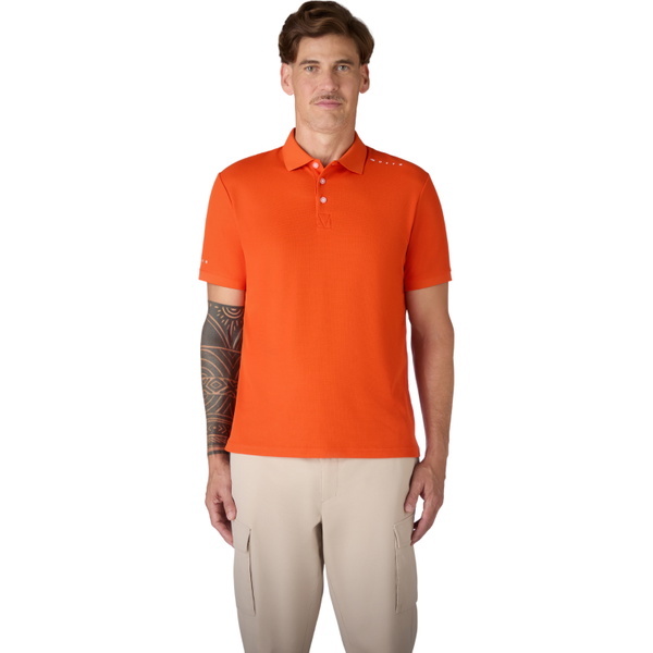 2026 Musto Mens Evo Crew Pro Lite Polo 84220 - Pumpkin Orange